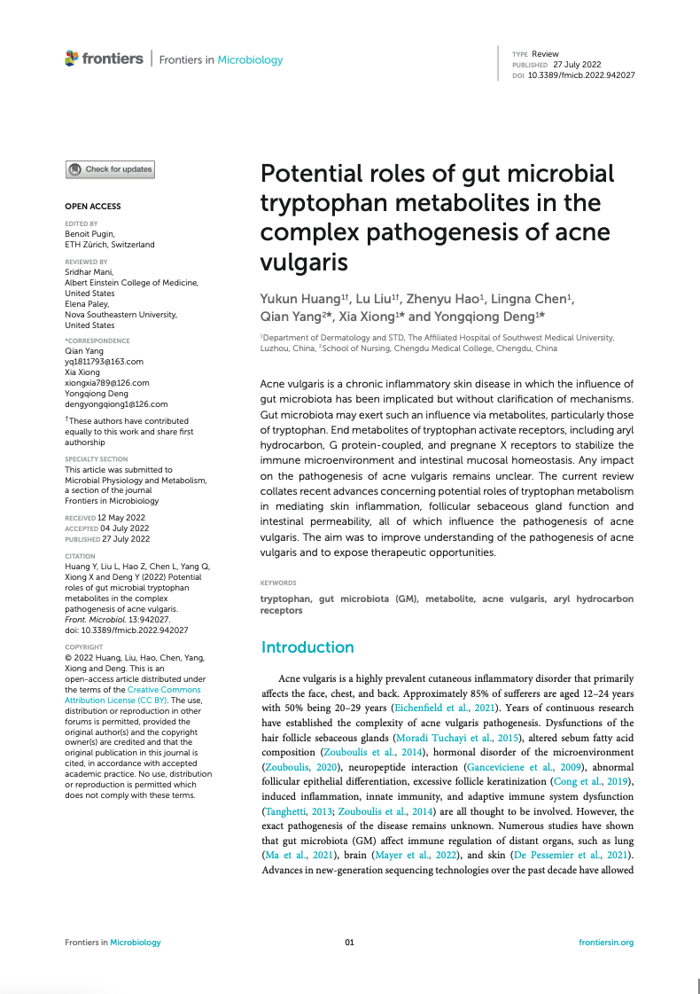 Frontiers in Microbiology, 2022