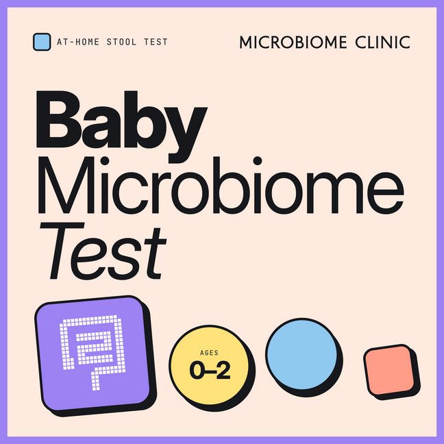 Baby Microbiome Test, at-home stool test, ages 0 to 2