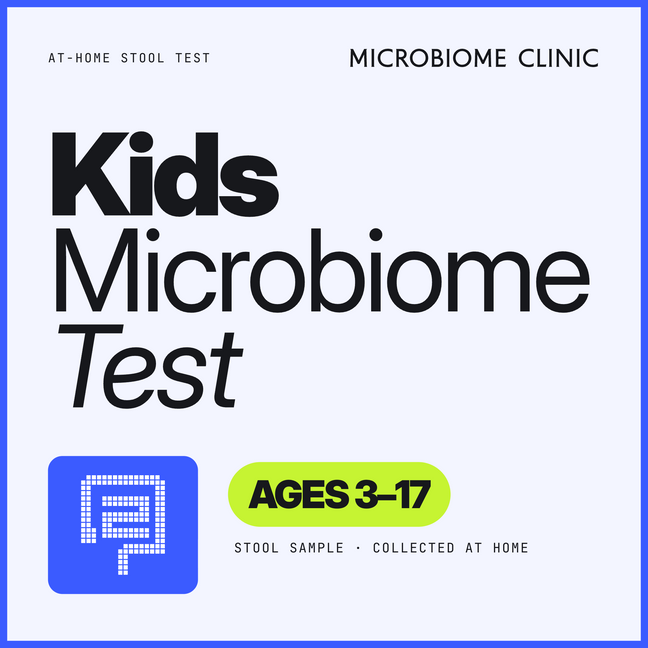 Kids Microbiome Test, at-home stool test, ages 3 to 17